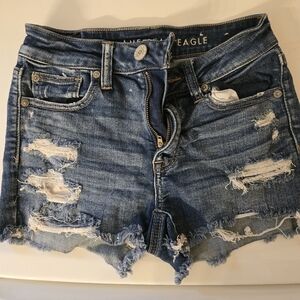 American eagle shorts size 0